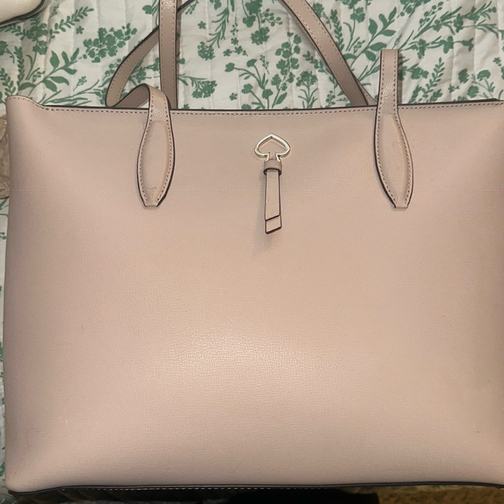 Kate Spade Natural Pink Large Tote.